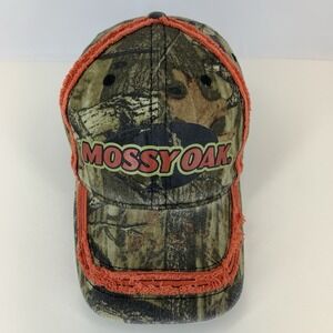 Mossy Oak Camo Hat Break Up Red Adjustable OSFM Paramount Outdoors Baseball Cap